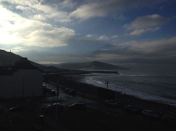 View from Aberystwyth Castle